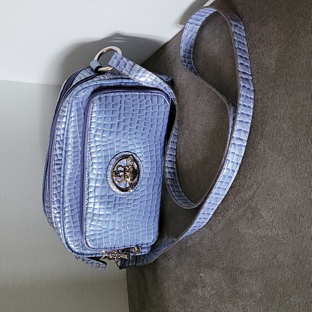 Kathy Van Zeeland lavender crossbody handbag